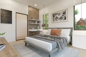 Bedroom of villa in Rawai