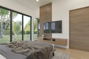 Bedroom of villa in Rawai