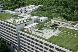 Studio with private terrace in Layan area, Phuket at The Momentum Serene Condo Layan