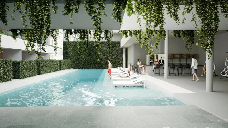 Studio with private terrace in Layan area, Phuket at The Momentum Serene Condo Layan