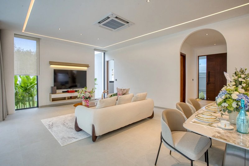 Two-storey villa with 4 bedrooms and private pool in Talang area, Phuket in Terra Azalea Villas complex