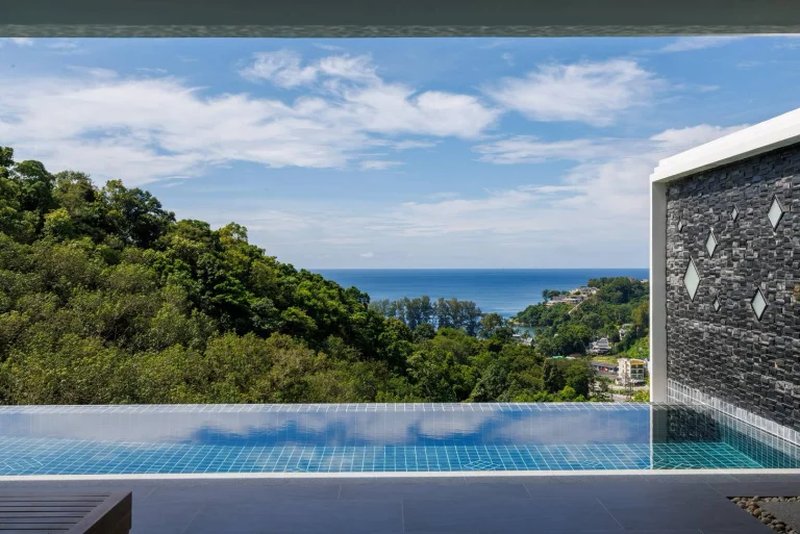 Luxury apartments with private pool and sea view in Kamala, Phuket in The Exclusive Sky