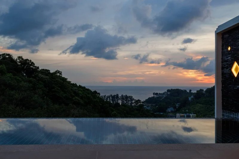 Luxury apartments with private pool and sea view in Kamala, Phuket in The Exclusive Sky