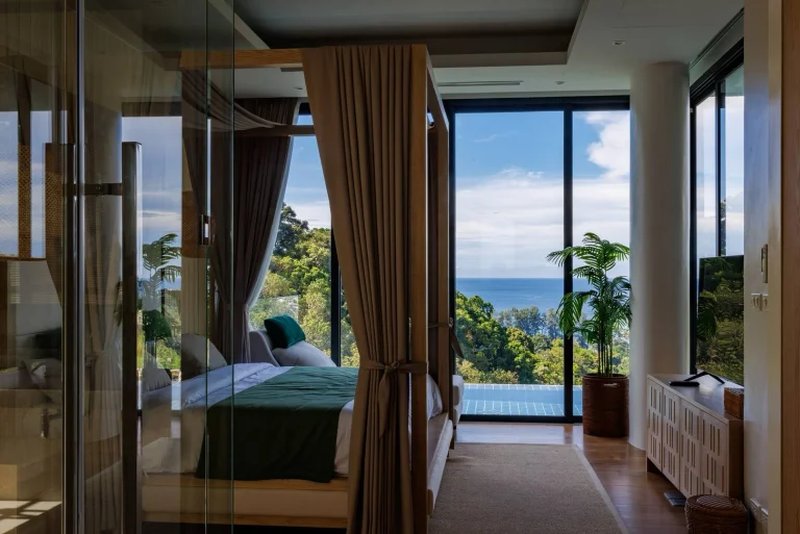 Luxury apartments with private pool and sea view in Kamala, Phuket in The Exclusive Sky