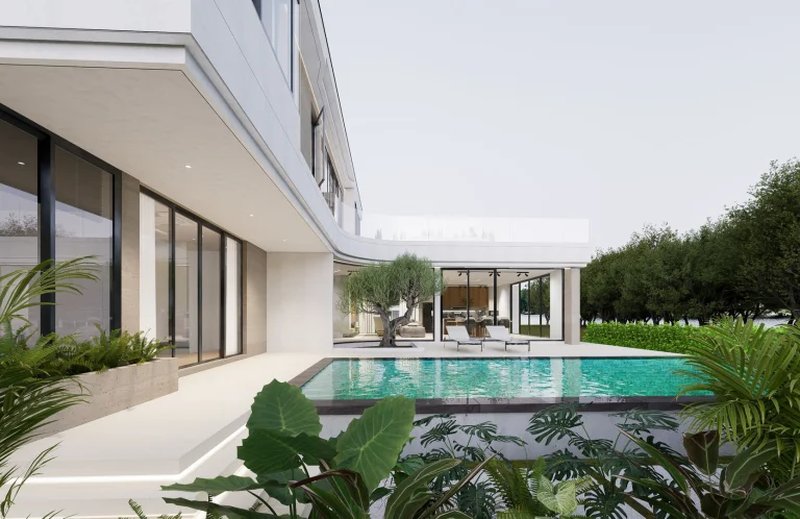 Two-storey 3 bedroom villa with private pool in Talang area, Phuket in Sinara Pool Villas Complex