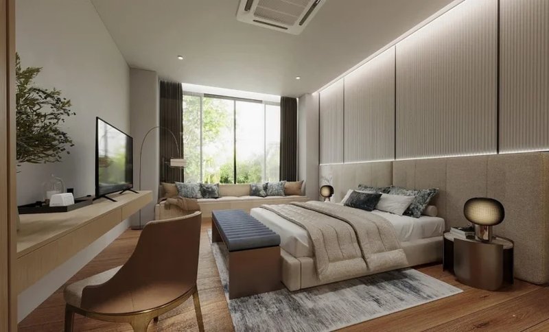 Two-storey 3 bedroom villa with private pool in Talang area, Phuket in Sinara Pool Villas Complex