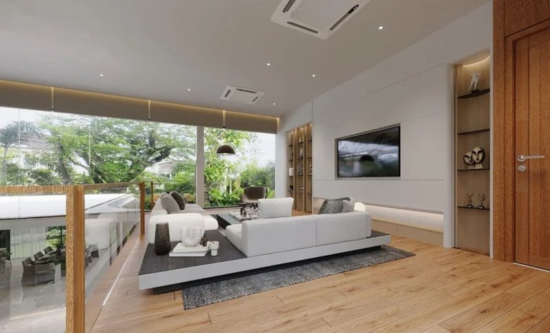 Two-storey 3 bedroom villa with private pool in Talang area, Phuket in Sinara Pool Villas Complex