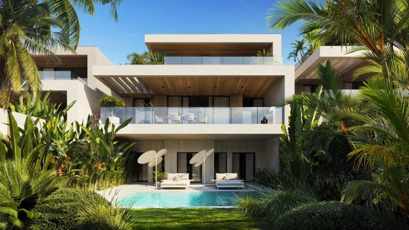 Azure 5-bedroom Three-storey Villa with private pool in Chalong, Phuket at Mutti Family Villas