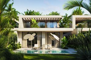 Coral two-storey villa with 3 bedrooms and a swimming pool in Chalong, Phuket in the Mutti Family Villas complex