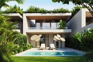 Pearl two-storey villa with 2 bedrooms and a swimming pool in Chalong area, Phuket in Mutti Family Villas complex
