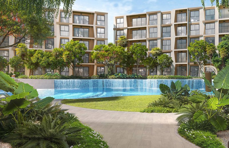 อพาร์ทเมนท์ 1 ห้องนอนใกล้หาดบางเทาและหาดสุรินทร์,ภูเก็ตแอทเรียบายแสนสิริ