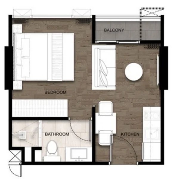 Studio in Karon area, Phuket at VIP Venus Karon