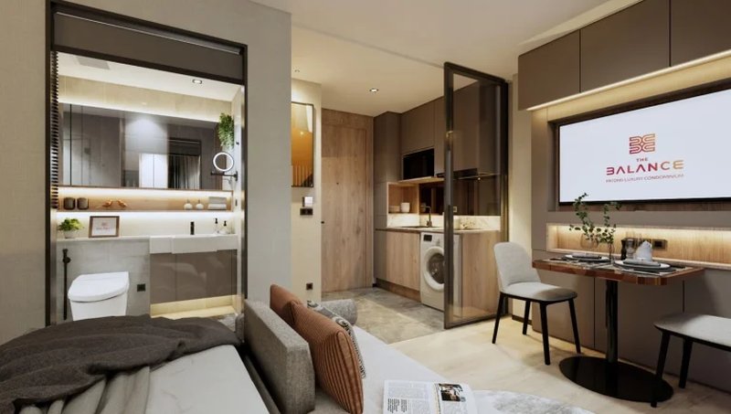 Studio apartment in the area of Patong, Phuket in the complex The Balance Patong Condominium