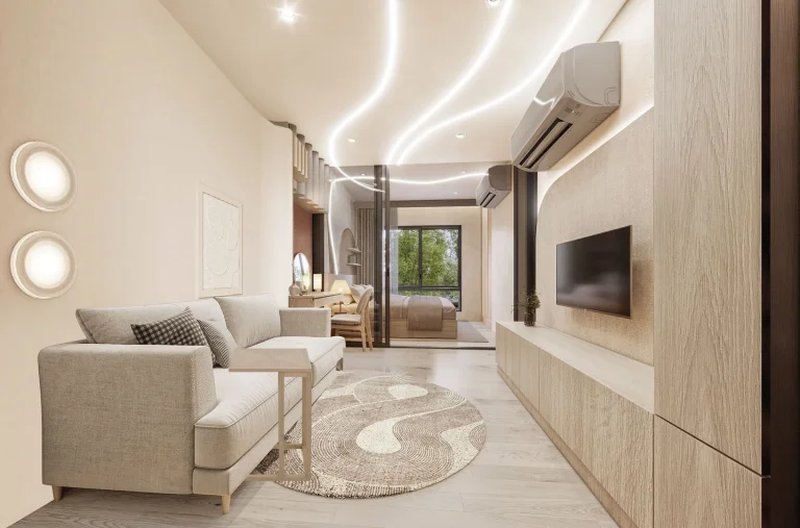 Studio apartment in Talang district, Phuket in the new Arise Vibe Phuket complex