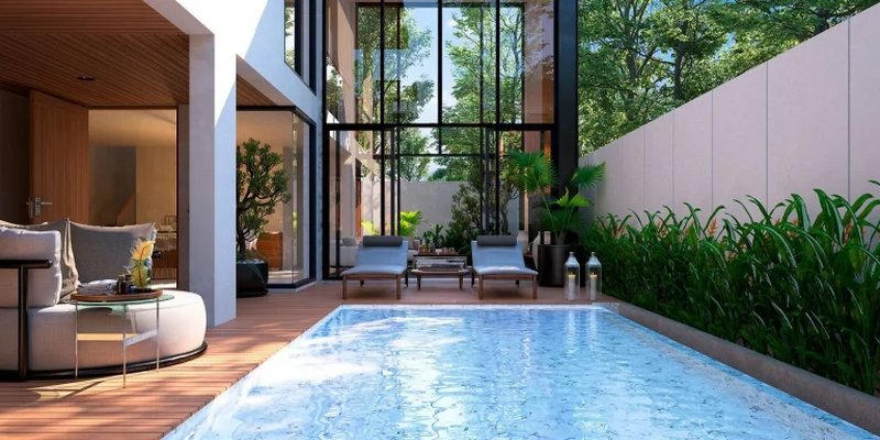 Two-storey villa with 2 bedrooms and pool in Rawai, Phuket at WamDom Villas Rawai