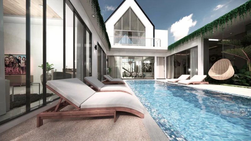 3 bedroom villa with private pool near Kata Beach, Phuket at Unique Villa Kata