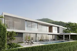 Terrace of villa in Ко Каео