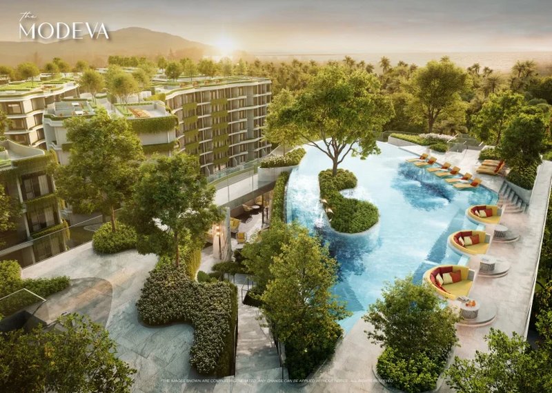 Studio apartment near Bang Tao Beach, Phuket in The Modeva complex