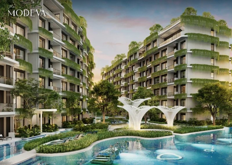Spacious 1 Bedroom apartment near Bang Tao Beach, Phuket at The Modeva Complex