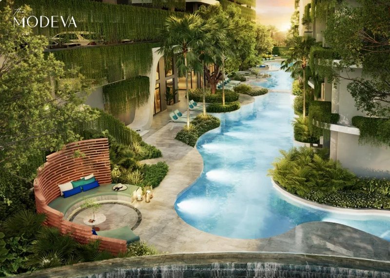 Spacious 1 Bedroom apartment near Bang Tao Beach, Phuket at The Modeva Complex