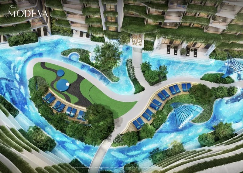 2 Bedroom Apartment near Bang Tao Beach, Phuket in The Modeva Complex