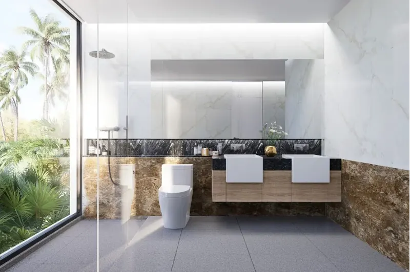 Bathroom of condo in Rawai