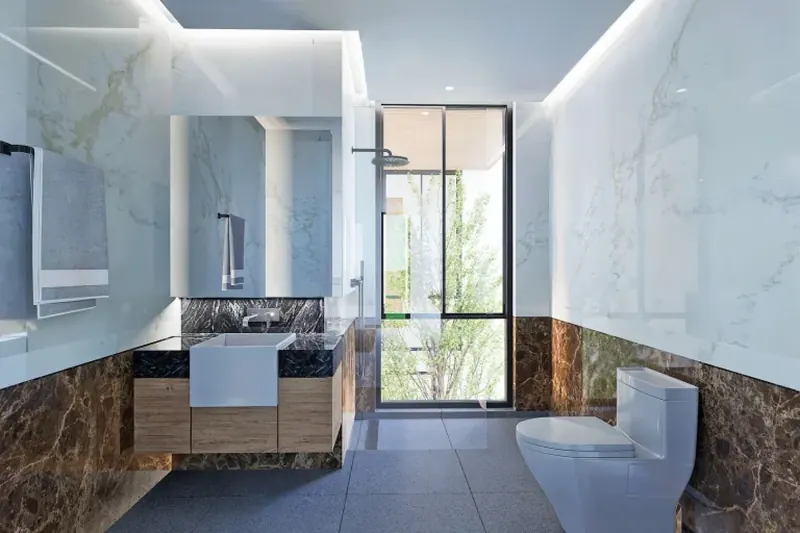 Bathroom of condo in Rawai