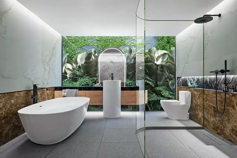 Bathroom of condo in Rawai