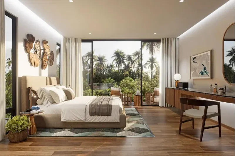 Bedroom of condo in Rawai