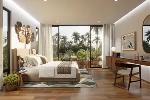 Bedroom of condo in Rawai
