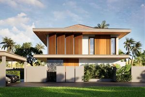 Two-storey villa with 4 bedrooms and a swimming pool in Rawai, Phuket in the complex Aqua Plus Villa Phuket
