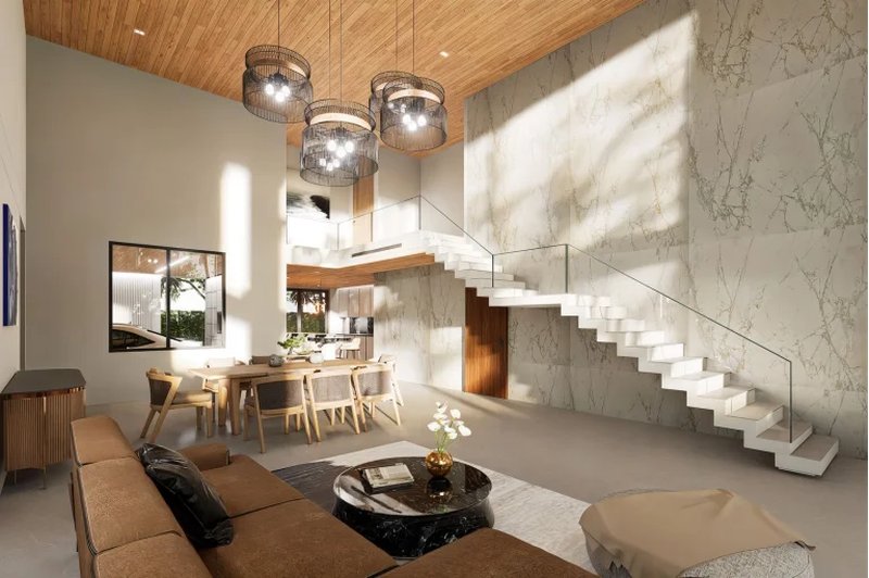 Two-storey villa with 4 bedrooms and a swimming pool in Rawai, Phuket in the complex Aqua Plus Villa Phuket