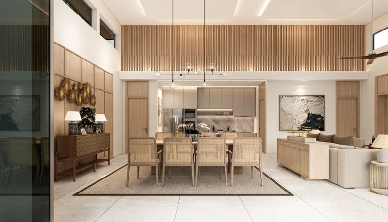 3 Bedroom villa with private pool in Rawai area, Phuket at Monetaria villas