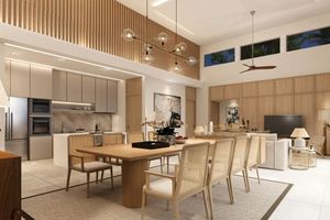 3 Bedroom villa with private pool in Rawai area, Phuket at Monetaria villas