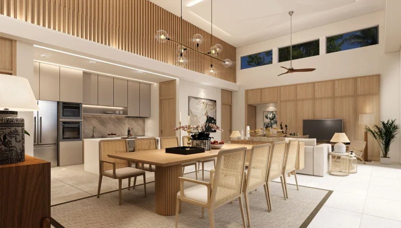 3 Bedroom villa with private pool in Rawai area, Phuket at Monetaria villas