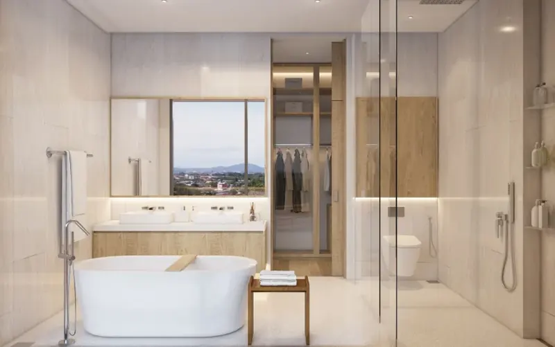 Bathroom of villa in Chalong