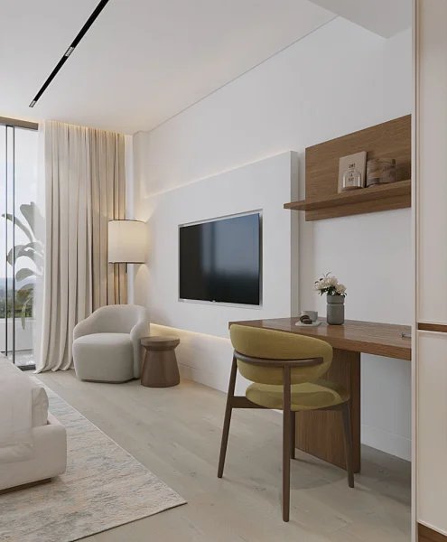 Studio in an eco-friendly apartment hotel near Bang Tao Beach, Phuket in Layan Green Park