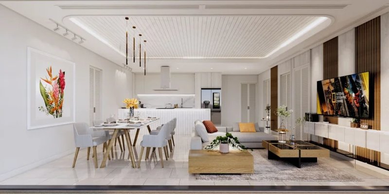 2 Bedroom Apartment near Rawai Beach, Phuket at Etherhome Seaview Condo