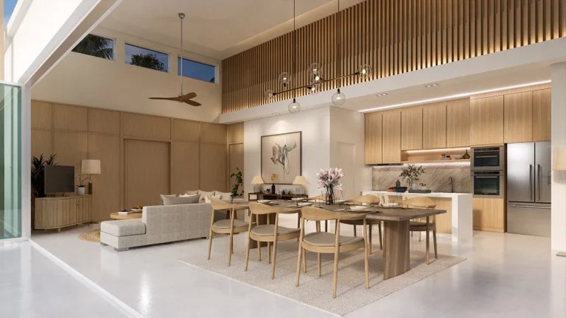 4 bedroom villa with pool 850 meters from Rawai Beach, Phuket at Monetaria villas