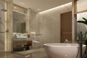 4 bedroom villa with pool 850 meters from Rawai Beach, Phuket at Monetaria villas