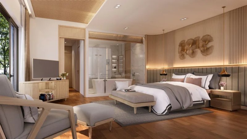 4 bedroom villa with pool 850 meters from Rawai Beach, Phuket at Monetaria villas