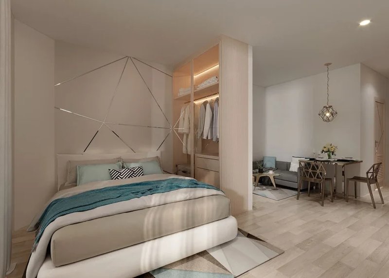 Studio apartment in Rawai district, Phuket in AURA Condominium