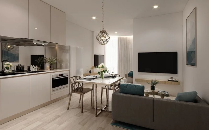 Studio apartment in Rawai district, Phuket in AURA Condominium