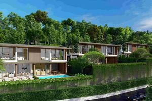 Luxury 3 storey villa with sea view in Chalong area, Phuket at La Vista Luxury villas