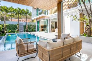 Two-storey 4 bedroom villa with pool in Bang Tao, Phuket at The Teak Phuket