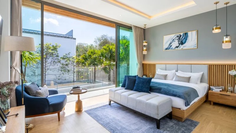 Two-storey 4 bedroom villa with pool in Bang Tao, Phuket at The Teak Phuket