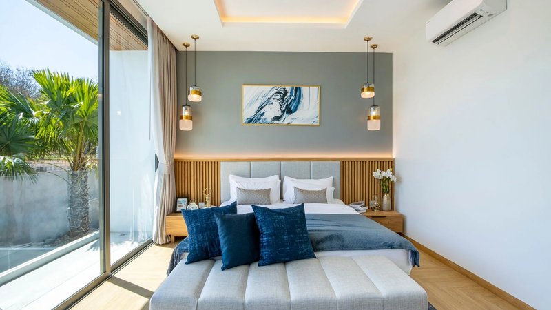 Two-storey 5 bedroom villa with private pool in Bang Tao, Phuket at The Teak Phuket Complex