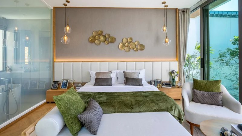 Two-storey 4 bedroom villa with pool in Bang Tao, Phuket at The Teak Phuket