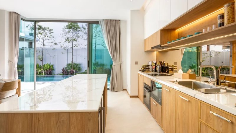 Two-storey 4 bedroom villa with pool in Bang Tao, Phuket at The Teak Phuket