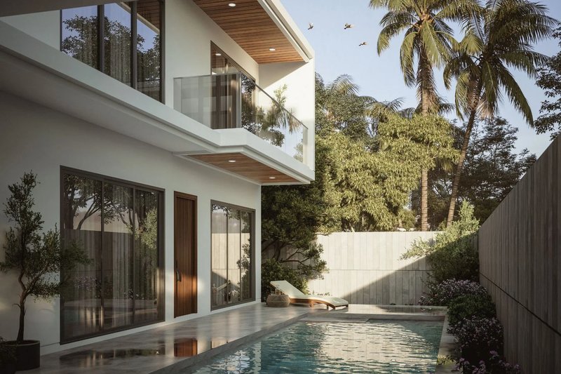 Two-storey 3 bedroom villa with private pool in Bang Tao, Phuket at The Teak Phuket Complex